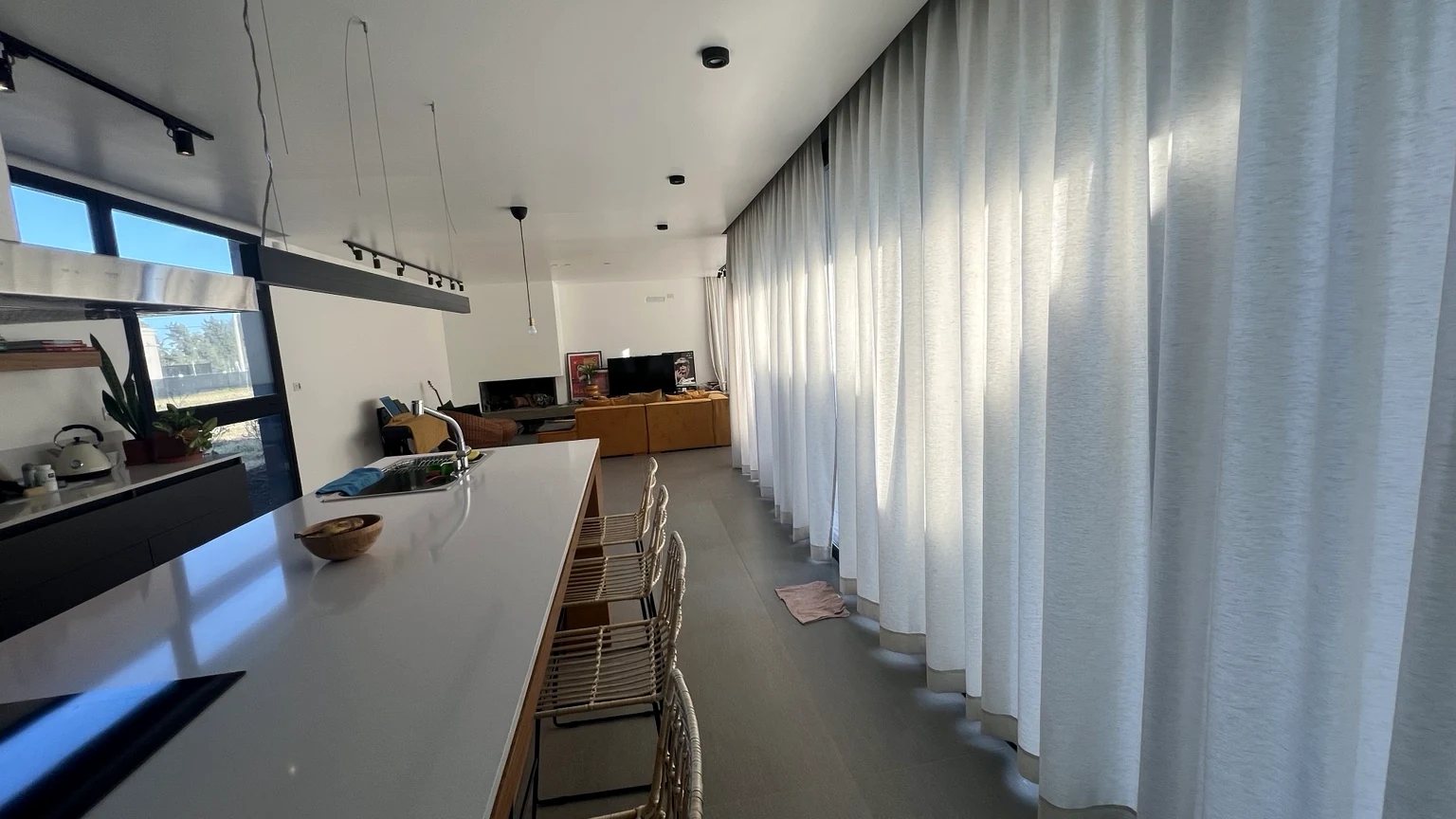 Cocina de vivienda terminada